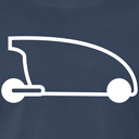 T-Shirt Unisex Active Vehicle - Navy blue