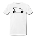 T-Shirt Unisex Active Vehicle - White  (S)